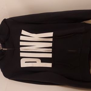 PINK Victoria Secret zip-up hooded sweatshirt
